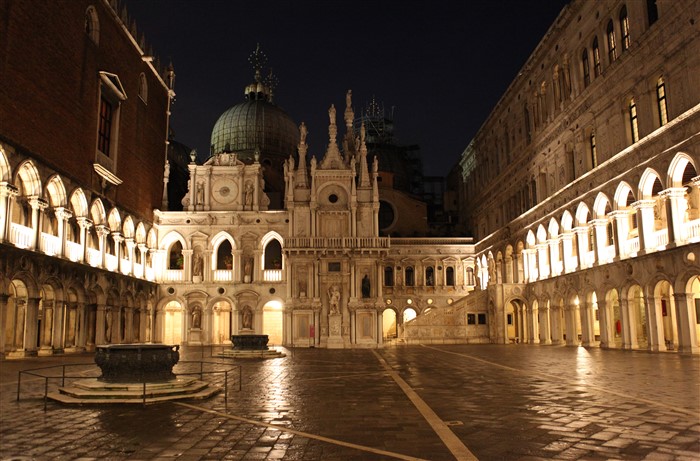 Palazzo Ducale di notte, Venezia, Courtesy Fondazione Musei Civici di Venezia