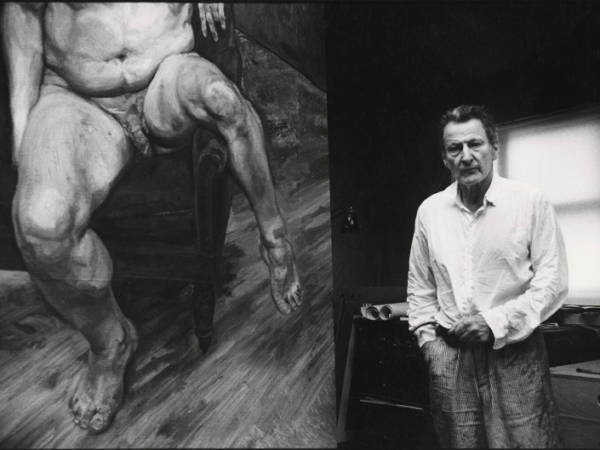Lucian Freud, by Bruce Bernard, bromide print, 1990, 198 mm x 292 mm, Given by Bruce Bernard, 1991, NPG