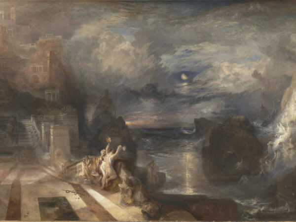 Joseph Mallord William Turner The Parting of Hero and Leander, before 1837, Oil on canvas 146 × 236 cm, © The National Gallery London