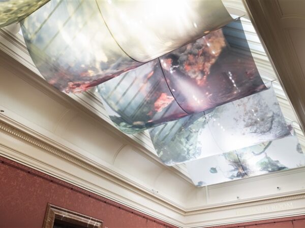 Céline Condorelli at the National Gallery, art installation, ceiling