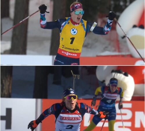 Biathlon, Lenzerheide 2023, Mass Start, winners, cover