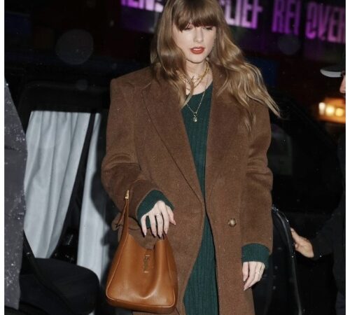 Taylor Swift in Stella McCartney, photo Getty, SMC, cover