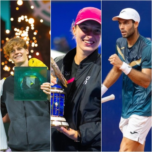 Sinner, Swiatex, Diaz Acosta, WTA1000, ATP 500, 250, cover, 2024
